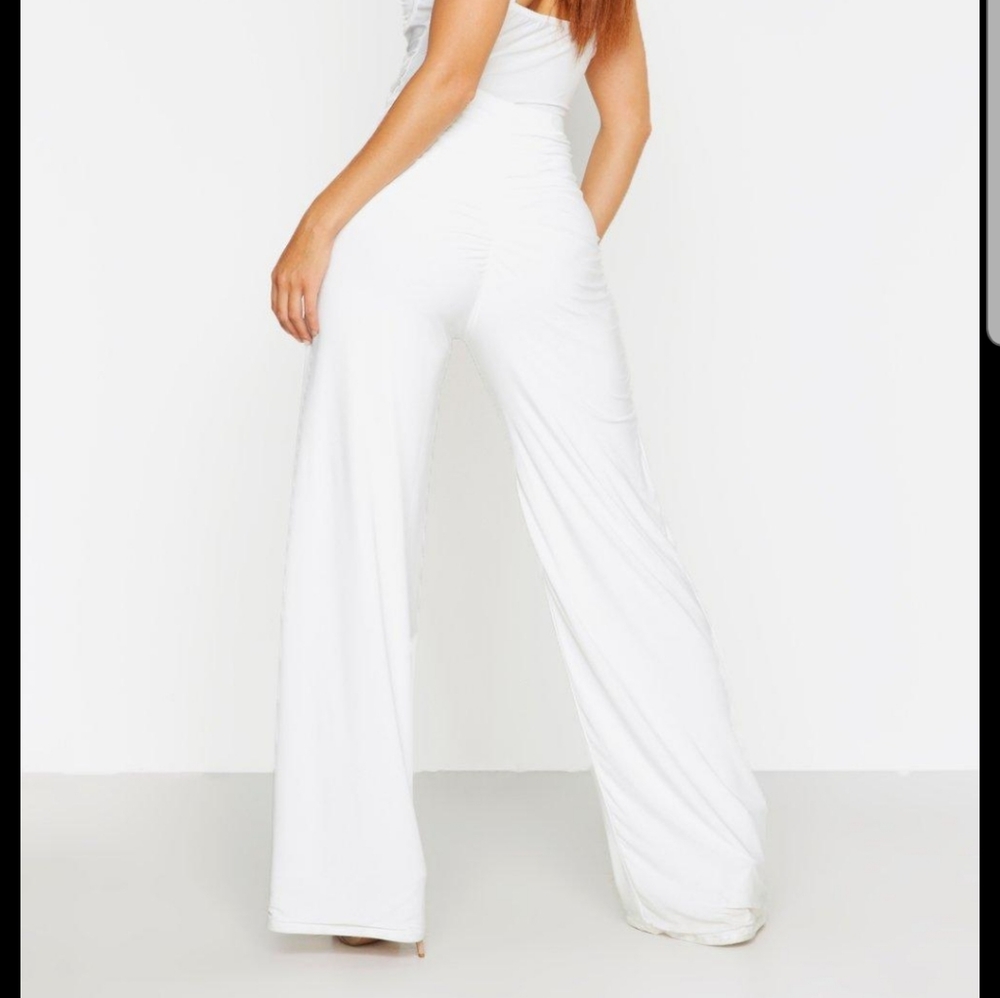 Ruched Bum Slinky double layer pants sz 12